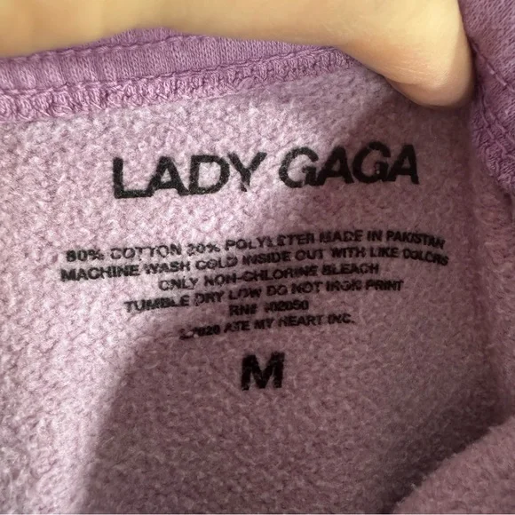 Urban Outfitters Lady Gaga Chromatica Lilac Sweatpants NWT Medium - Picture 6 of 7